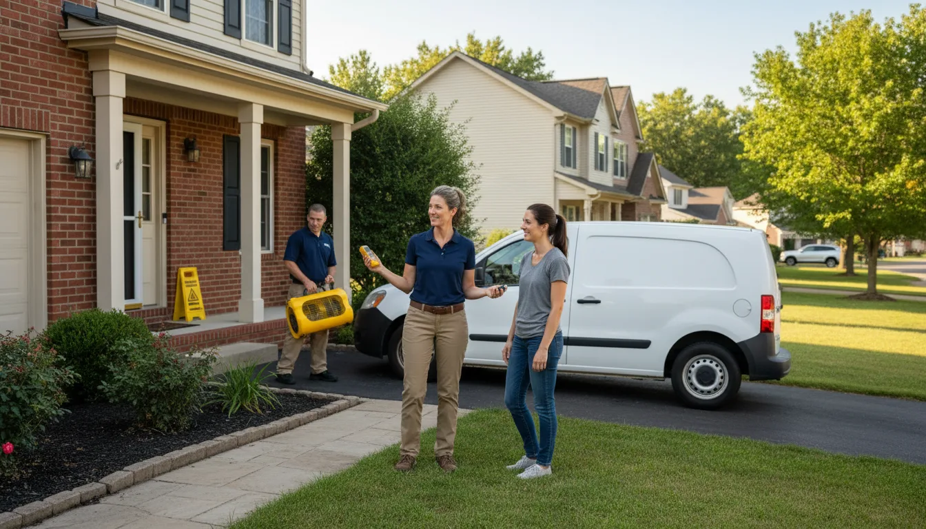 Residential water damage restoration in Gloucester, NC